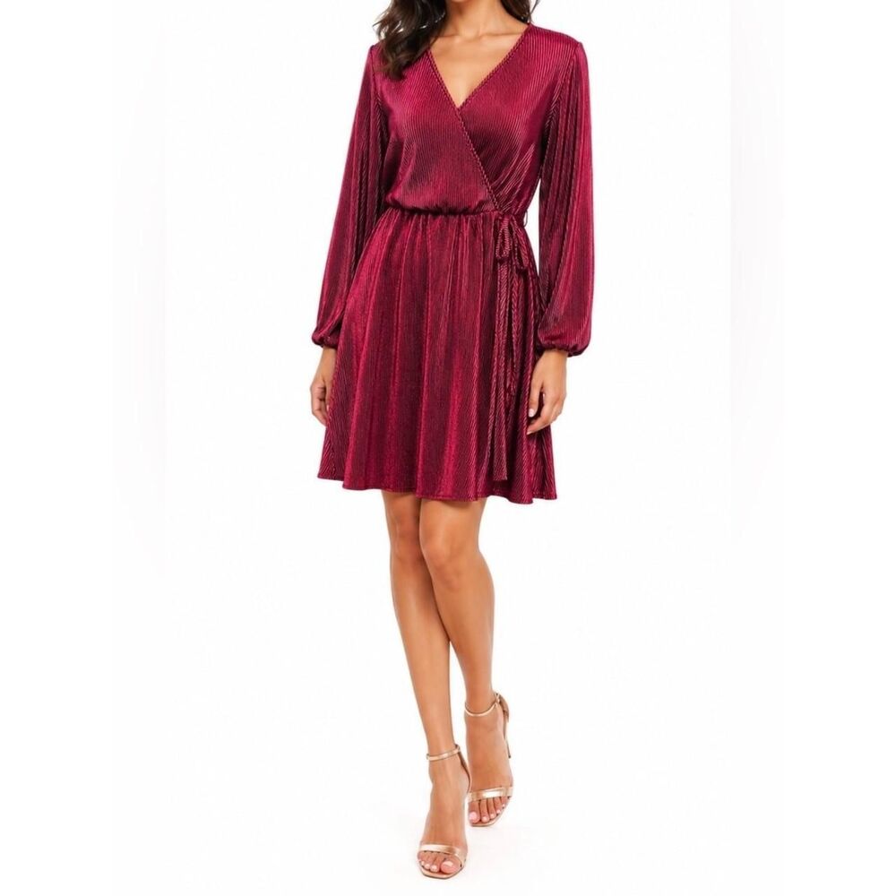 Unbranded Women's Purple Wrap-dresses